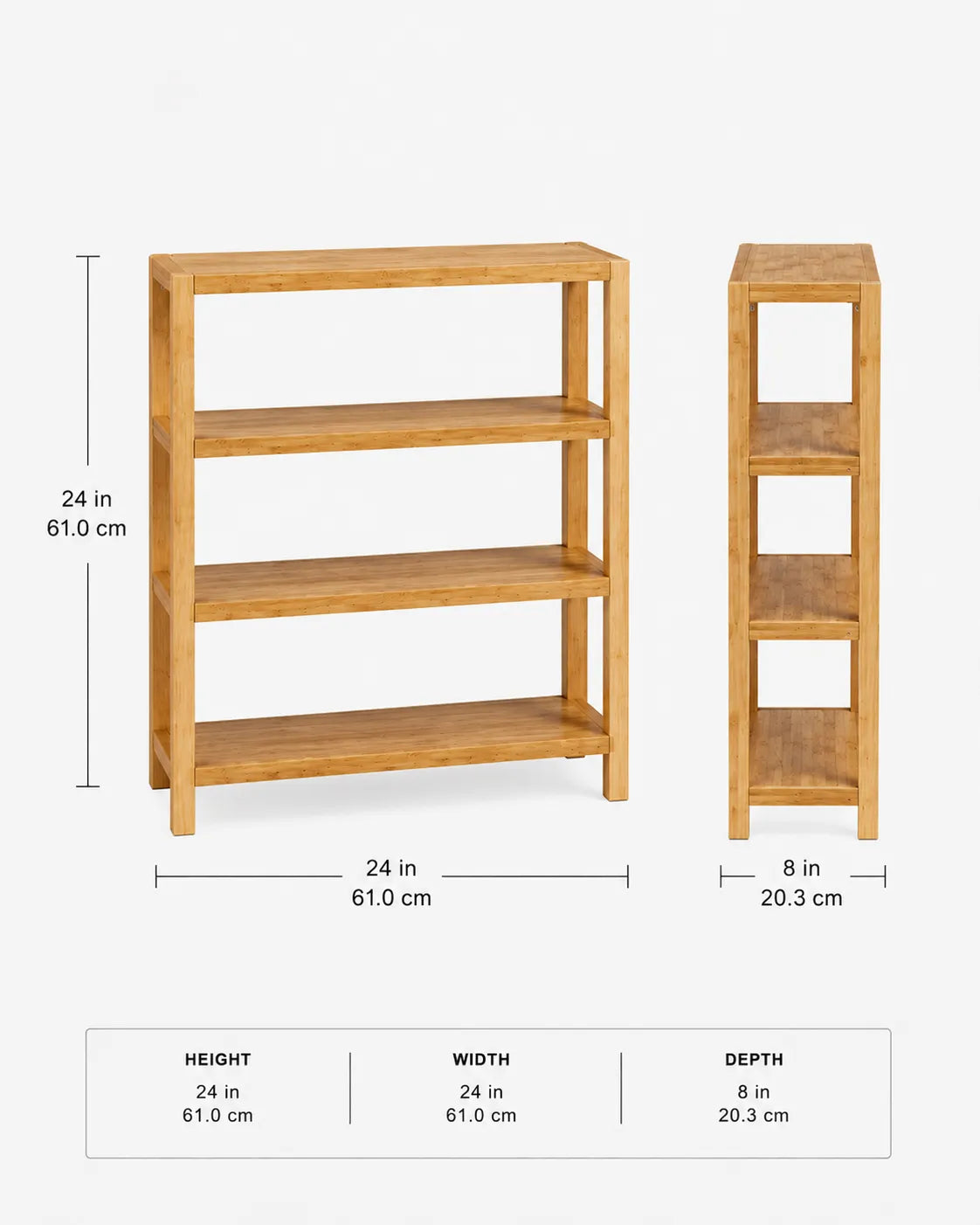 4-Tier Wooden Plant Stand | Multipurpose Display & Storage Shelf | Space Saving Furniture