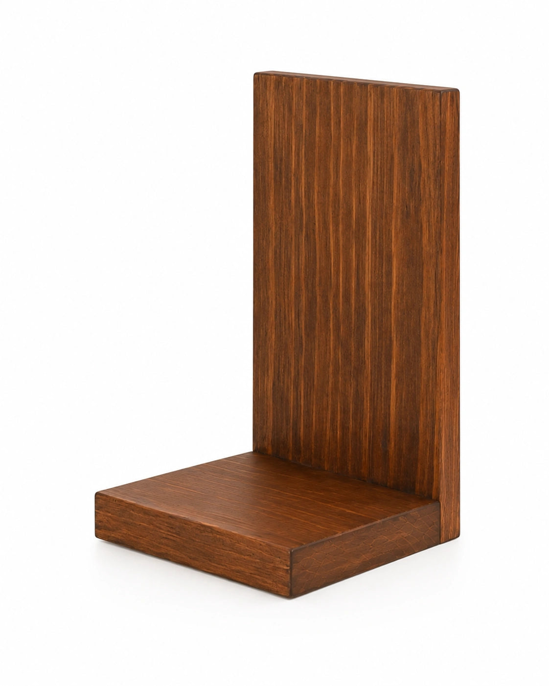 Wooden Wall Mounted Floating Vase Shelf Set of 2 | Modern Wooden Wall Decor